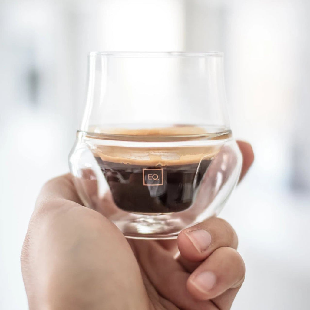 Double Wall Colored Shot Glass for Wine Espresso Drinking Double