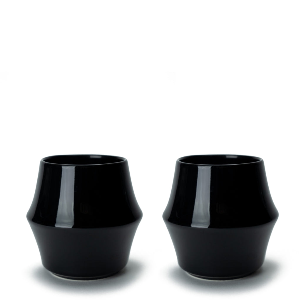 Stoneware Espresso Cup in Black — FORGE | Red Bank